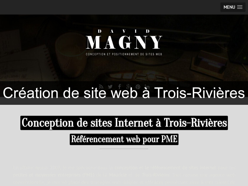 Création de site web à Trois-Rivières Création de site web à Trois-Rivières