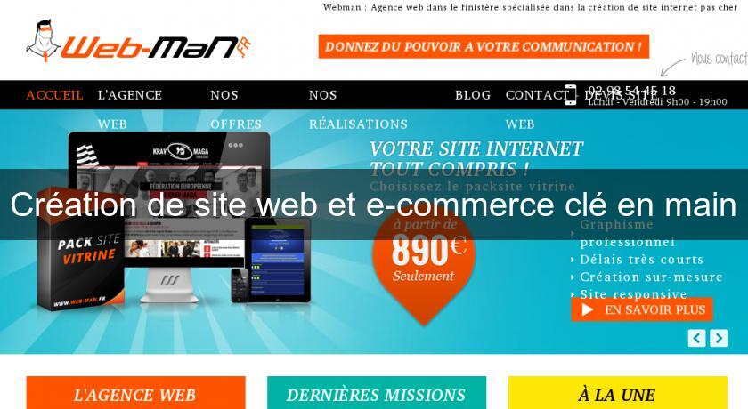Création de site web et e-commerce clé en main Création de site web et e-commerce clé en main