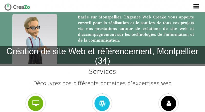 Création de site Web et référencement, Montpellier (34)