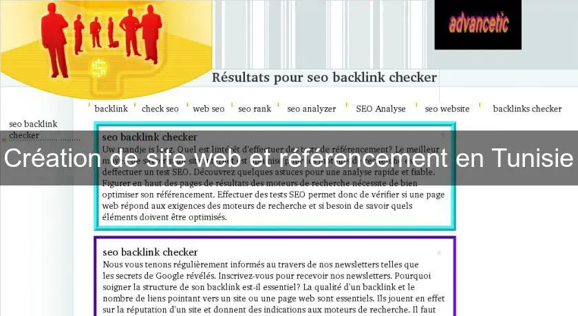 Création de site web et référencement en Tunisie