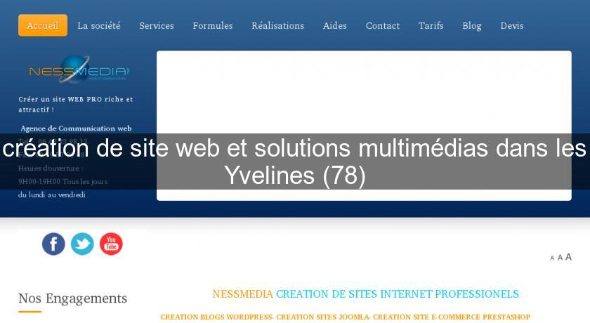 création de site web et solutions multimédias dans les Yvelines (78)