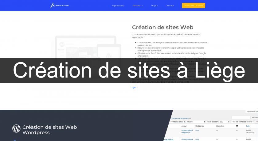 Création de sites à Liège Création de sites à Liège