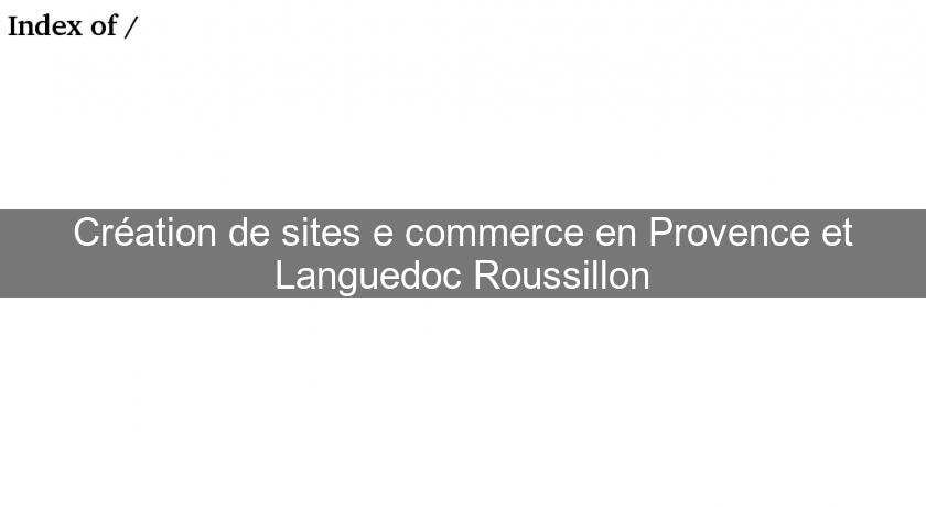 Création de sites e commerce en Provence et Languedoc Roussillon Création de sites e commerce en Provence et Languedoc Roussillon