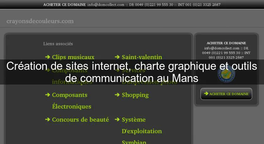 Création de sites internet, charte graphique et outils de communication au Mans