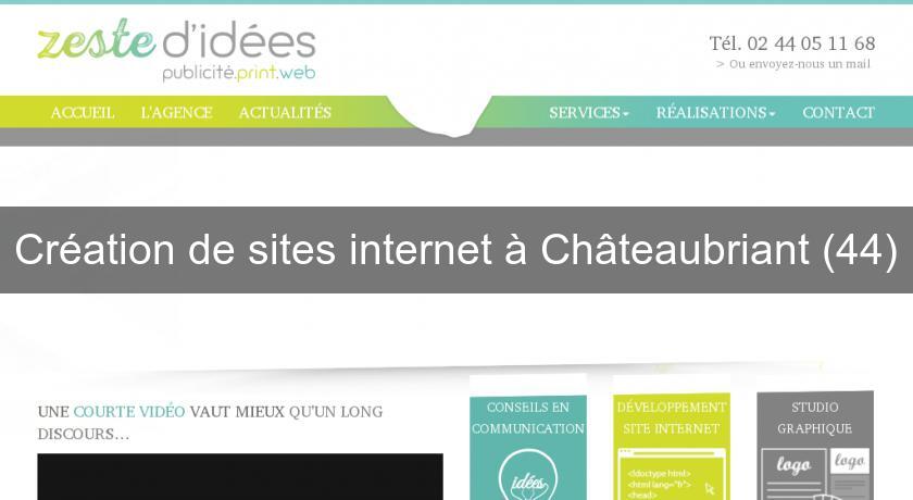 Création de sites internet à Châteaubriant (44) Création de sites internet à Châteaubriant (44)