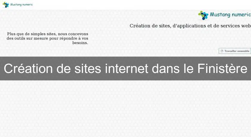 Création de sites internet dans le Finistère