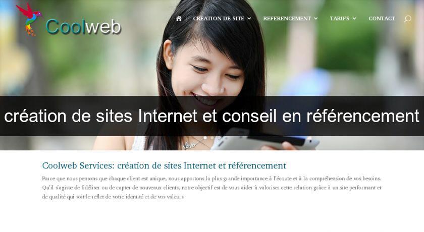 création de sites Internet et conseil en référencement