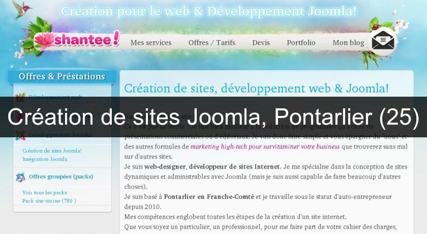 Création de sites Joomla, Pontarlier (25) Création de sites Joomla, Pontarlier (25)