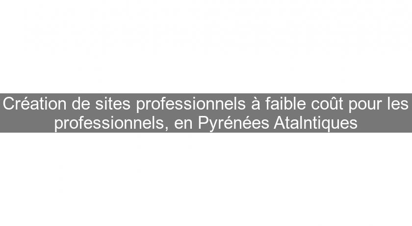 Création de sites professionnels à faible coût pour les professionnels, en Pyrénées Atalntiques Création de sites professionnels à faible coût pour les professionnels, en Pyrénées Atalntiques