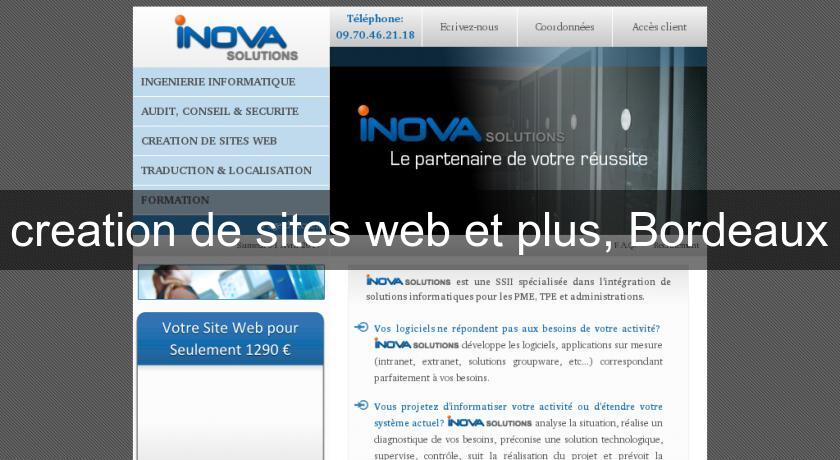 creation de sites web et plus, Bordeaux creation de sites web et plus, Bordeaux