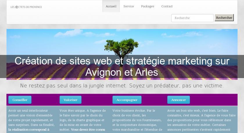 Création de sites web et stratégie marketing sur Avignon et Arles Création de sites web et stratégie marketing sur Avignon et Arles