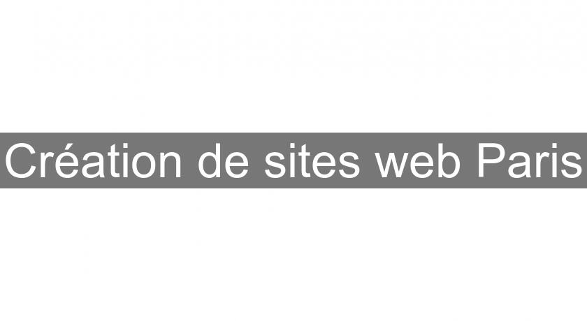 Création de sites web Paris