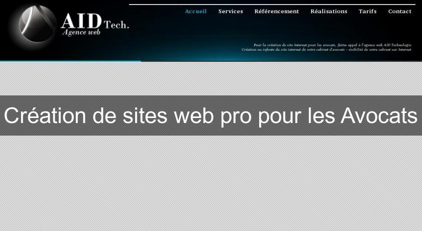 Création de sites web pro pour les Avocats Création de sites web pro pour les Avocats
