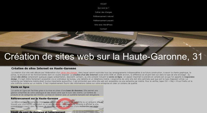 Création de sites web sur la Haute-Garonne, 31