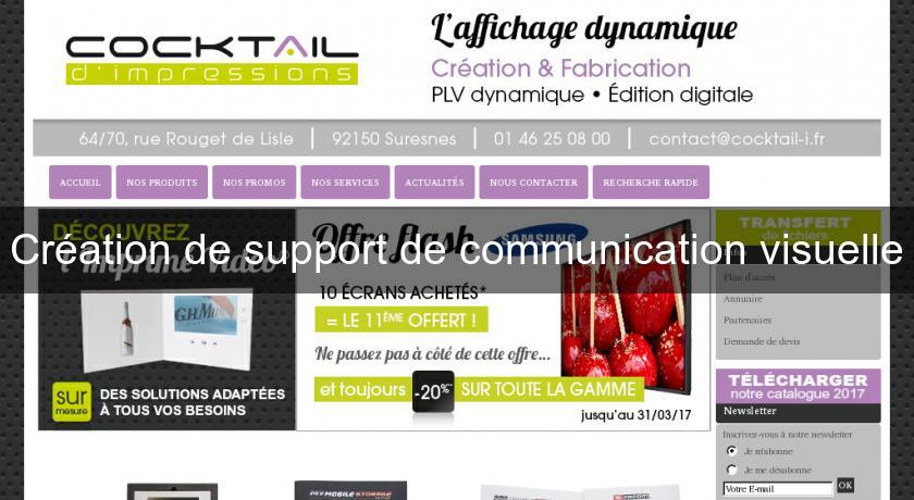 Création de support de communication visuelle