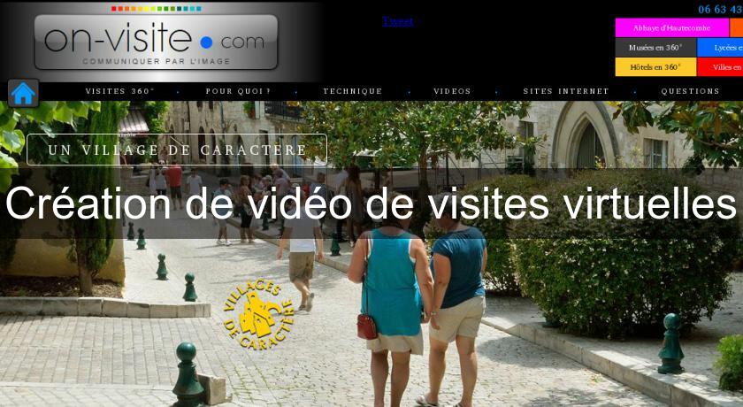 Création de vidéo de visites virtuelles