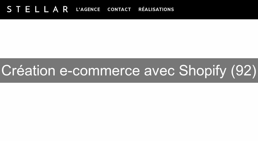 Création e-commerce avec Shopify (92) Création e-commerce avec Shopify (92)