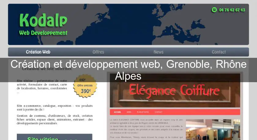Création et développement web, Grenoble, Rhône Alpes
