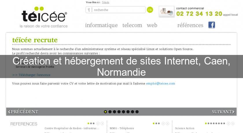 Création et hébergement de sites Internet, Caen, Normandie