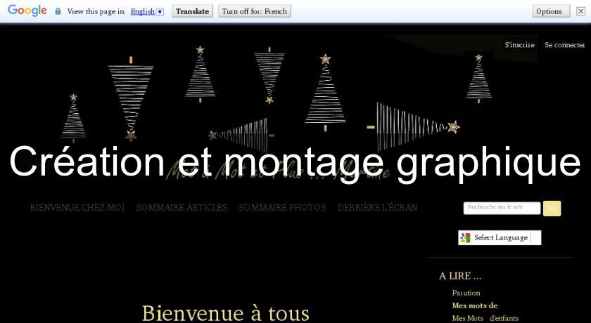 Création et montage graphique Création et montage graphique