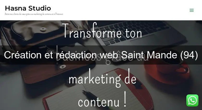 Création et rédaction web Saint Mande (94)