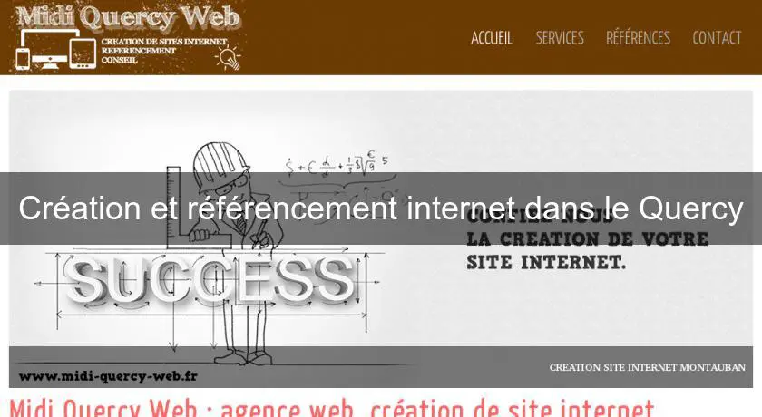 Création et référencement internet dans le Quercy