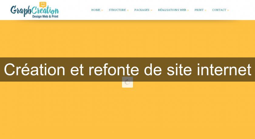 Création et refonte de site internet Création et refonte de site internet