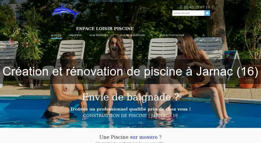 Création et rénovation de piscine à Jarnac (16)