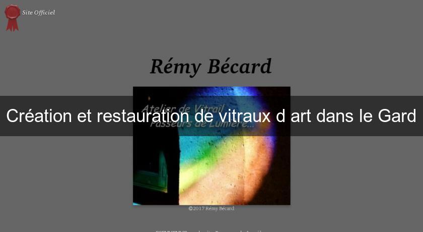 Création et restauration de vitraux d'art dans le Gard