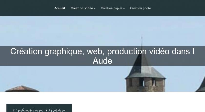 Création graphique, web, production vidéo dans l'Aude