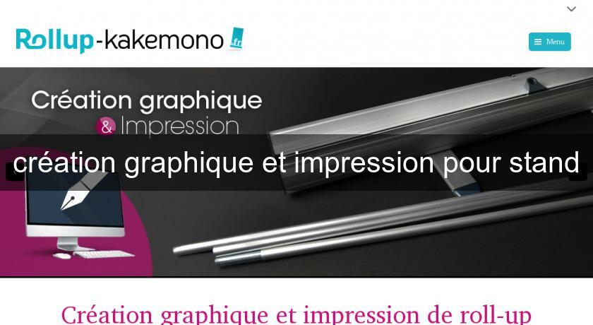 création graphique et impression pour stand