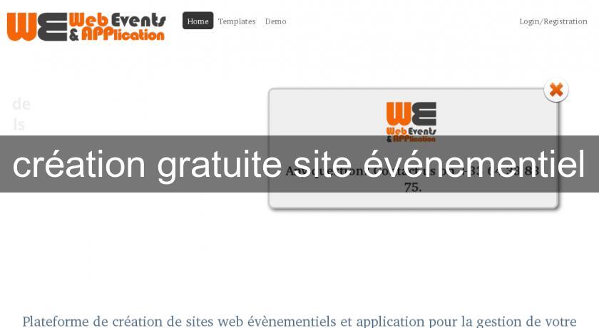 création gratuite site événementiel création gratuite site événementiel