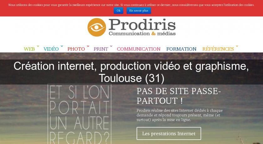 Création internet, production vidéo et graphisme, Toulouse (31) Création internet, production vidéo et graphisme, Toulouse (31)