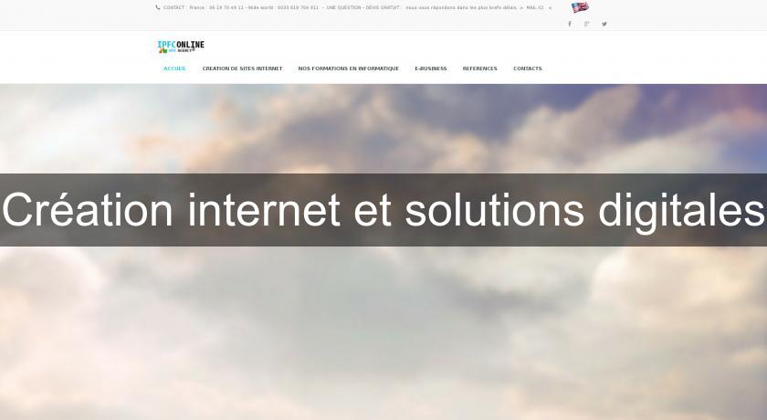 Création internet et solutions digitales