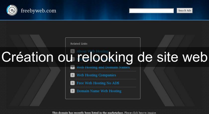 Création ou relooking de site web