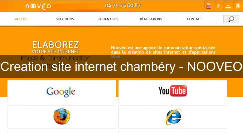 Creation site internet chambéry - NOOVEO