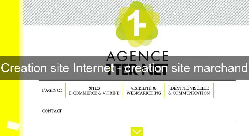 Creation site Internet - creation site marchand