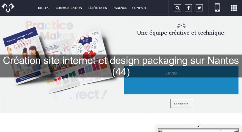 Création site internet et design packaging sur Nantes (44)