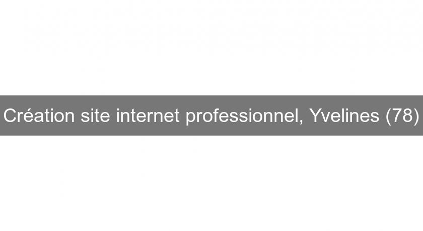 Création site internet professionnel, Yvelines (78)