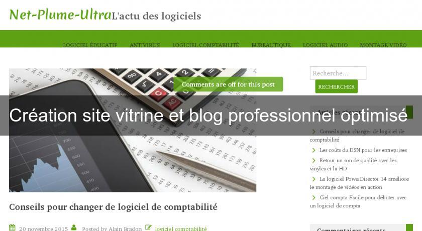 Création site vitrine et blog professionnel optimisé Création site vitrine et blog professionnel optimisé