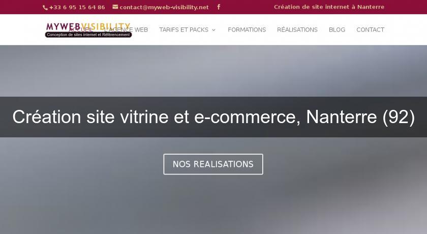 Création site vitrine et e-commerce, Nanterre (92)