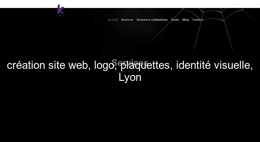 création site web, logo, plaquettes, identité visuelle, Lyon