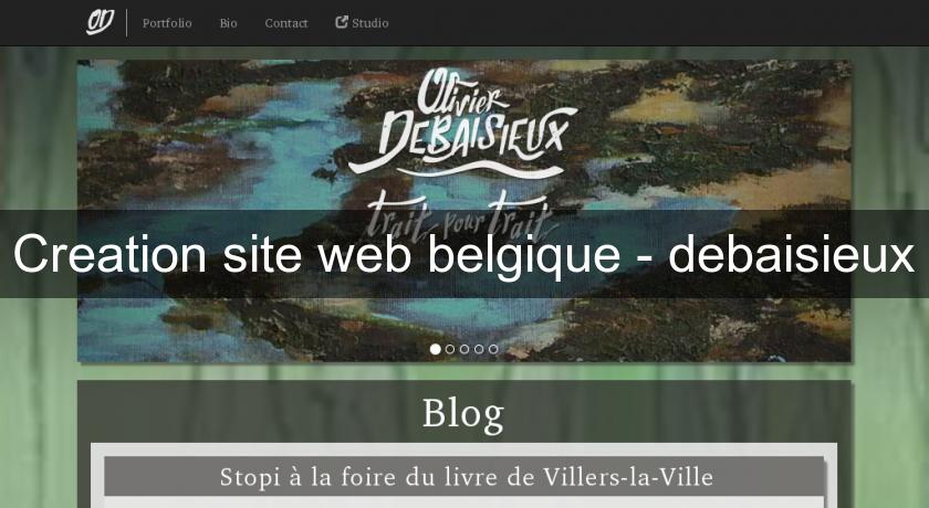 Creation site web belgique - debaisieux Creation site web belgique - debaisieux