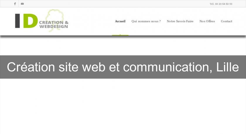 Création site web et communication, Lille