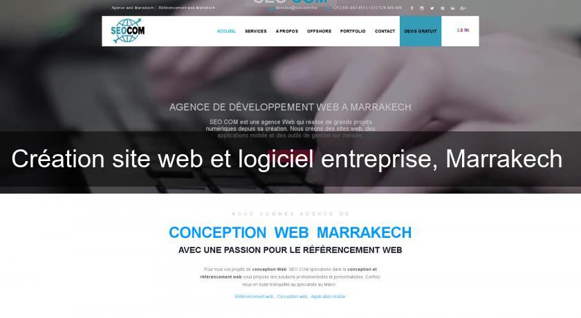 Création site web et logiciel entreprise, Marrakech Création site web et logiciel entreprise, Marrakech