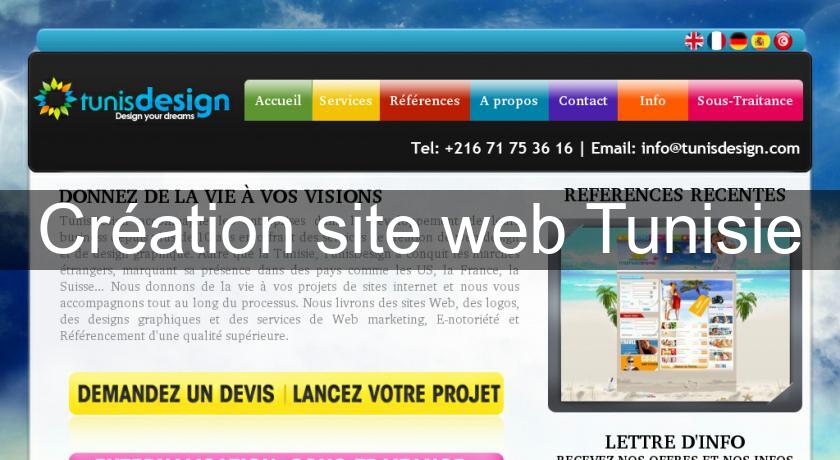 Création site web Tunisie