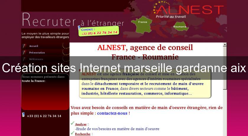 Création sites Internet marseille gardanne aix