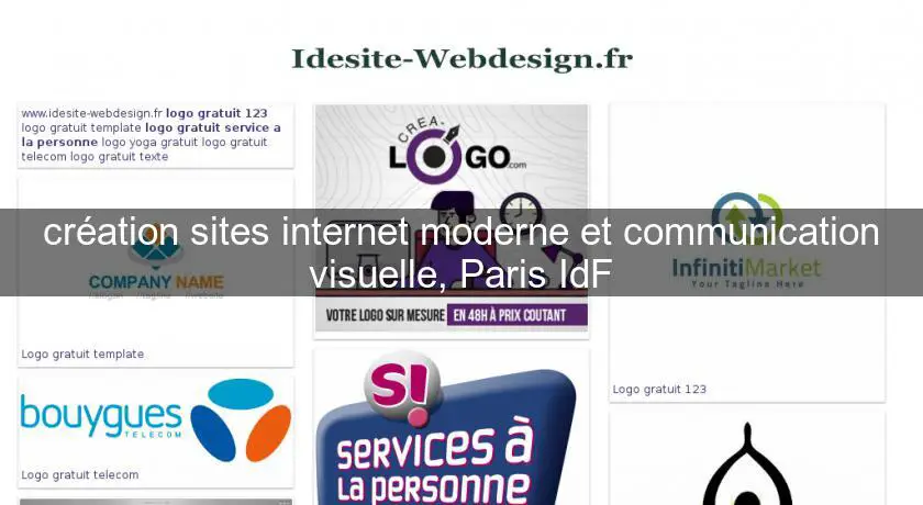 création sites internet moderne et communication visuelle, Paris IdF