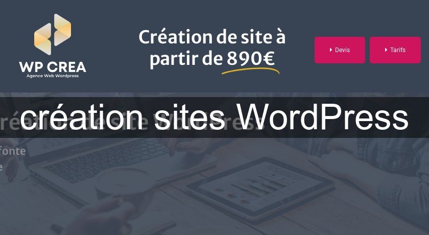 création sites WordPress