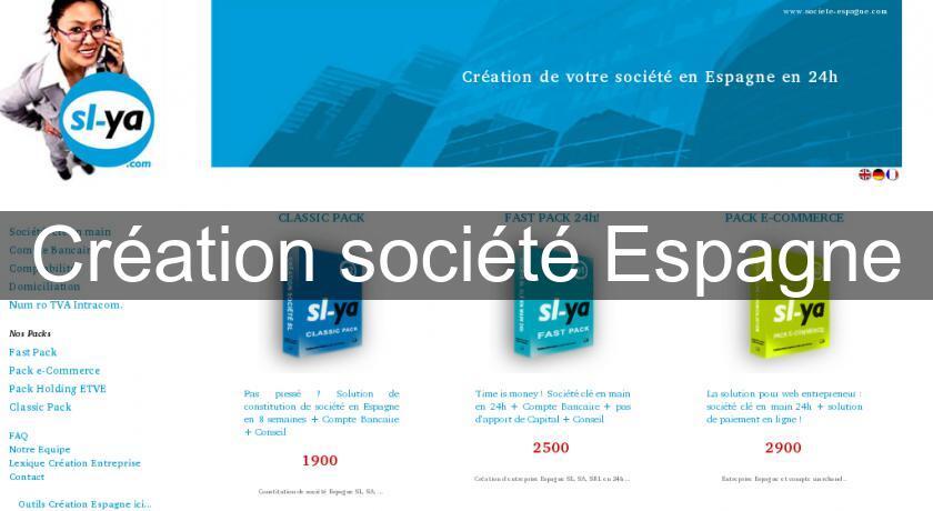 Création société Espagne